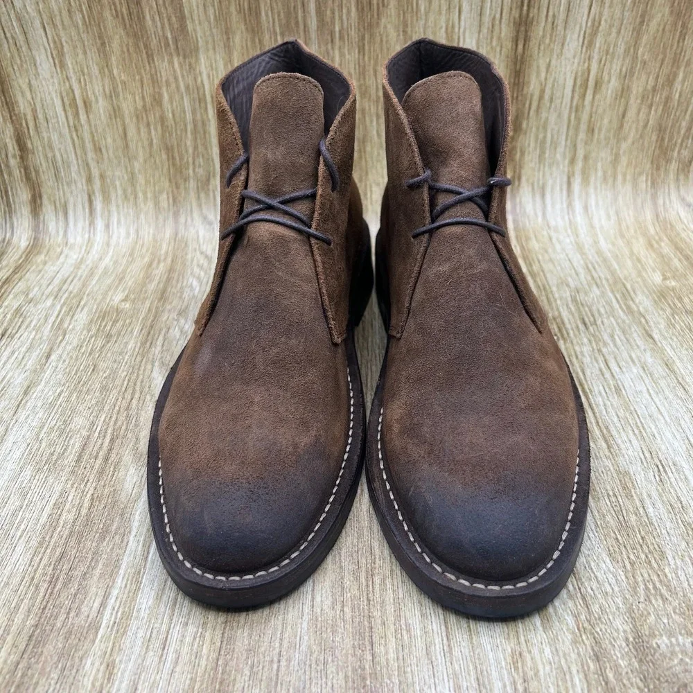 Thursday Boot Company Scout Chukka Boot Men's Size 9 Dark Brown Suede Burnished